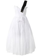 Natasha Zinko - Full Dress - Women - Cotton/polyester/leather - 36, White, Cotton/polyester/leather