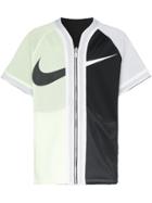 Nike Reversible Baseball-style Zipped T-shirt - White