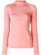 Adidas By Stella Mccartney Long Sleeve Top - Pink & Purple