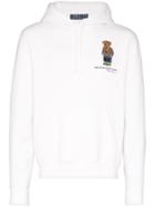 Polo Ralph Lauren Embroidered Teddy Bear Logo Hoodie - White
