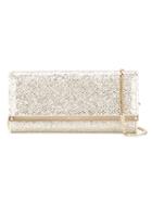 Jimmy Choo 'milla' Clutch, Women's, Grey, Polyester/metal (other)
