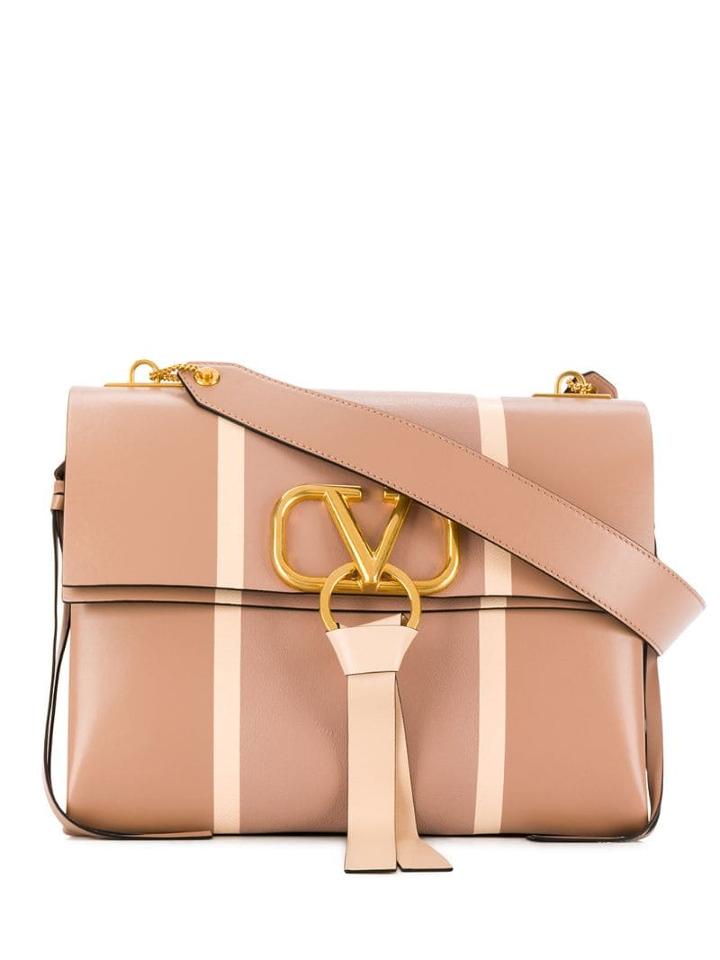 Valentino Valentino Garavani V-ring Shoulder Bag - Pink