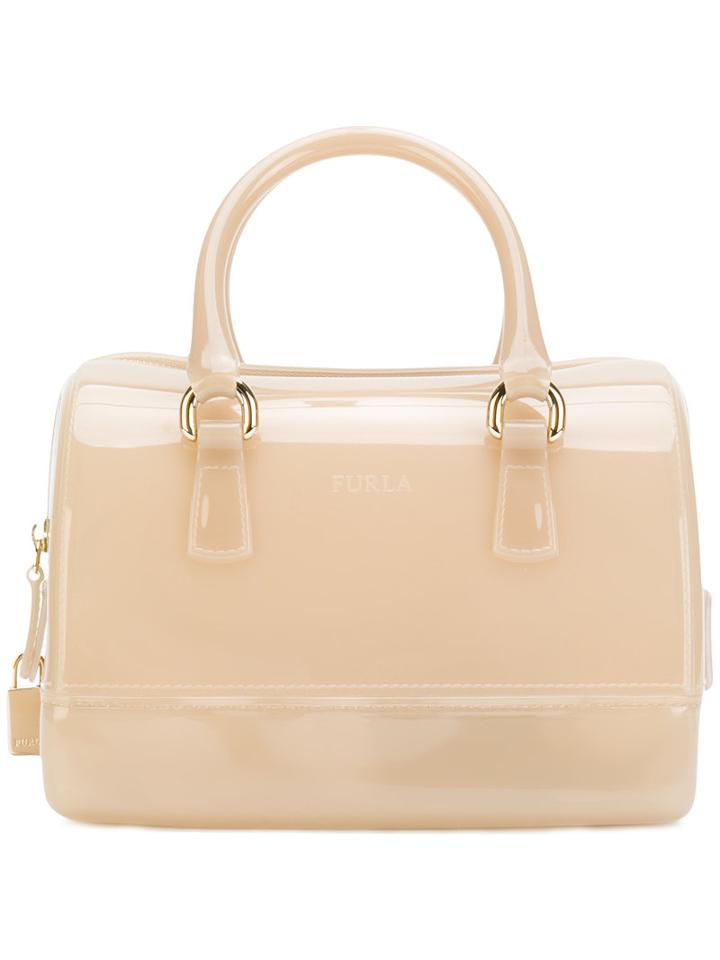 Furla - Candy Sweetie Tote - Women - Pvc - One Size, Nude/neutrals, Pvc