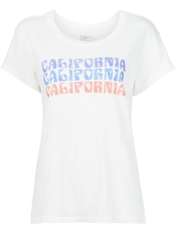 Current/elliott California Loose Crew T-shirt, Women's, Size: 1, White, Cotton