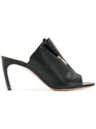 Nicholas Kirkwood 75mm Kristen Mules - Black