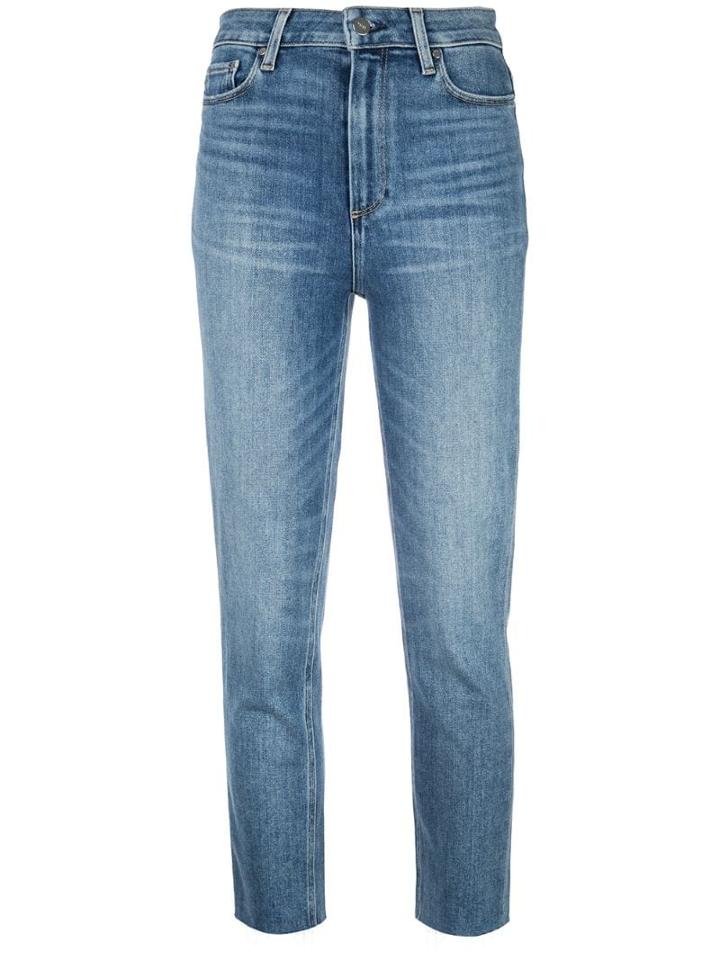 Paige Sarah Slim Cropped Jeans - Blue