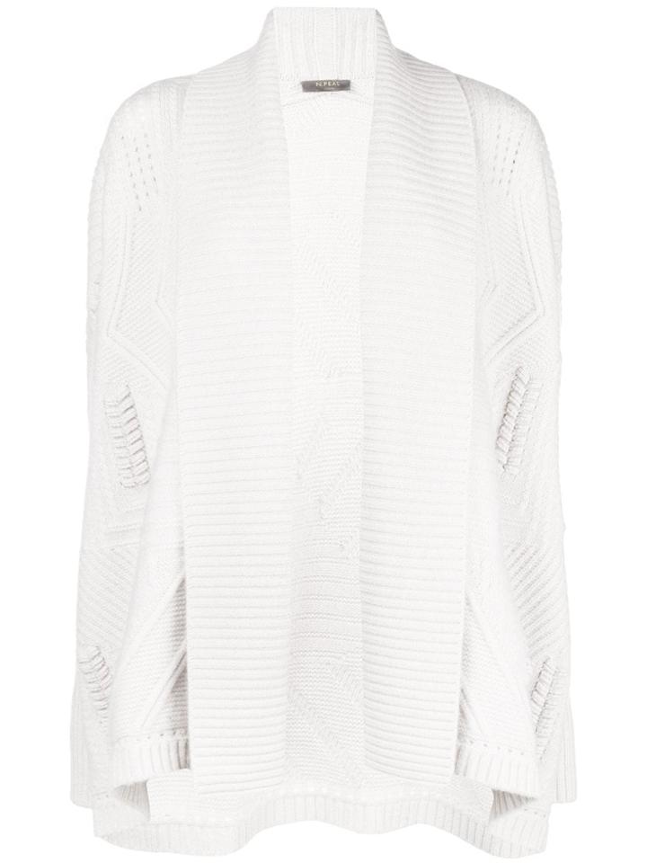 N.peal Cable-knit Cardigan - Nude & Neutrals