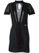 Just Cavalli Sheer Panel Dress