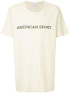 Rhude American Spirit Print Oversized T-shirt - Nude & Neutrals