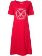 Vale Compass Logo T-shirt Dress - Red