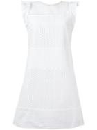 Michael Michael Kors Shift Dress, Women's, Size: Large, White, Cotton