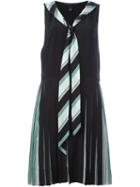 Marc Jacobs Pleated V-neck Dress