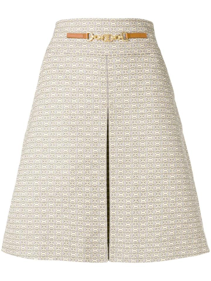 Tory Burch Jemini Skirt - Grey