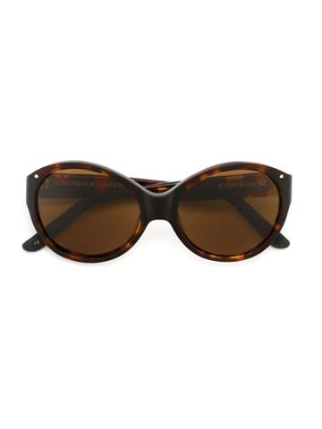 Very French Gangsters Very Bomb Sunglasses, Girl's, Brown