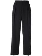Elizabeth And James High-waisted Trousers, Women's, Size: 2, Black, Polyester/polyurethane/spandex/elastane