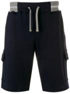 Eleventy Bermuda Track Shorts - Blue