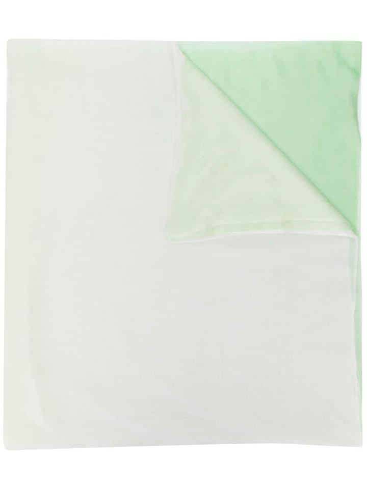Snobby Sheep Two-tone Cashmere Scarf - Green