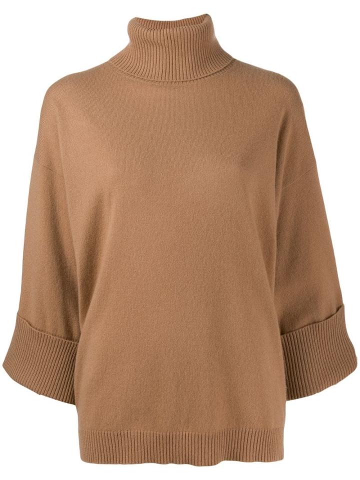P.a.r.o.s.h. Turtle Neck Jumper - Neutrals