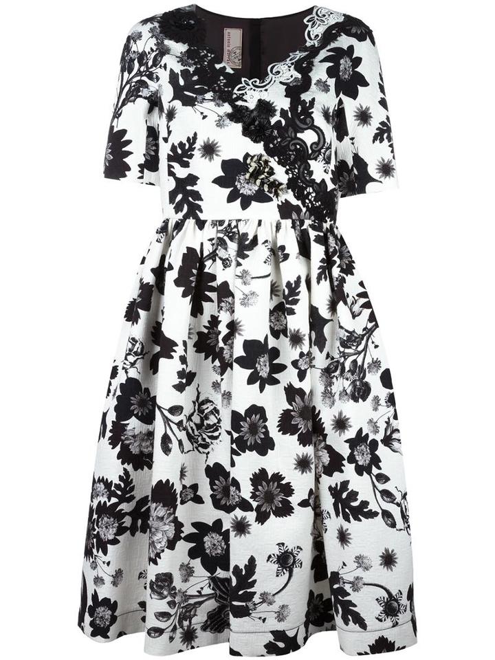 Antonio Marras 'midori' Dress, Women's, Size: 46, Black, Cotton/viscose/nylon/viscose