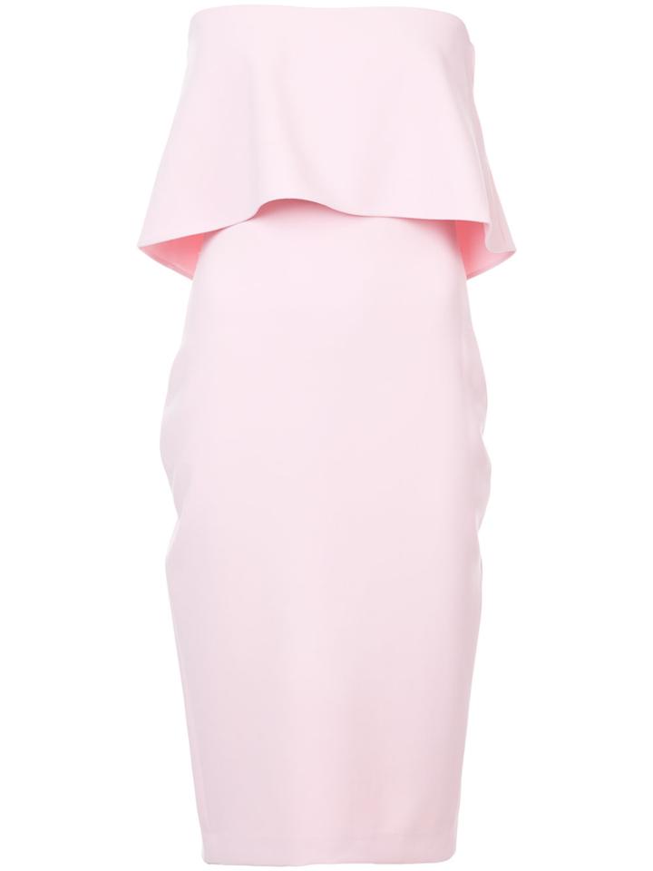 Likely Sleeveless Ruffled Midi Dress - Pink & Purple