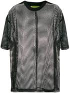 Versace Jeans Mesh Logo T-shirt - Black