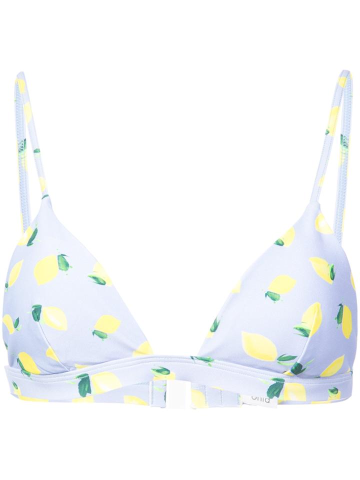 Onia Danni Bikini Top - Blue