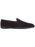 Bottega Veneta Fiandra Intrecciato Loafers - Brown