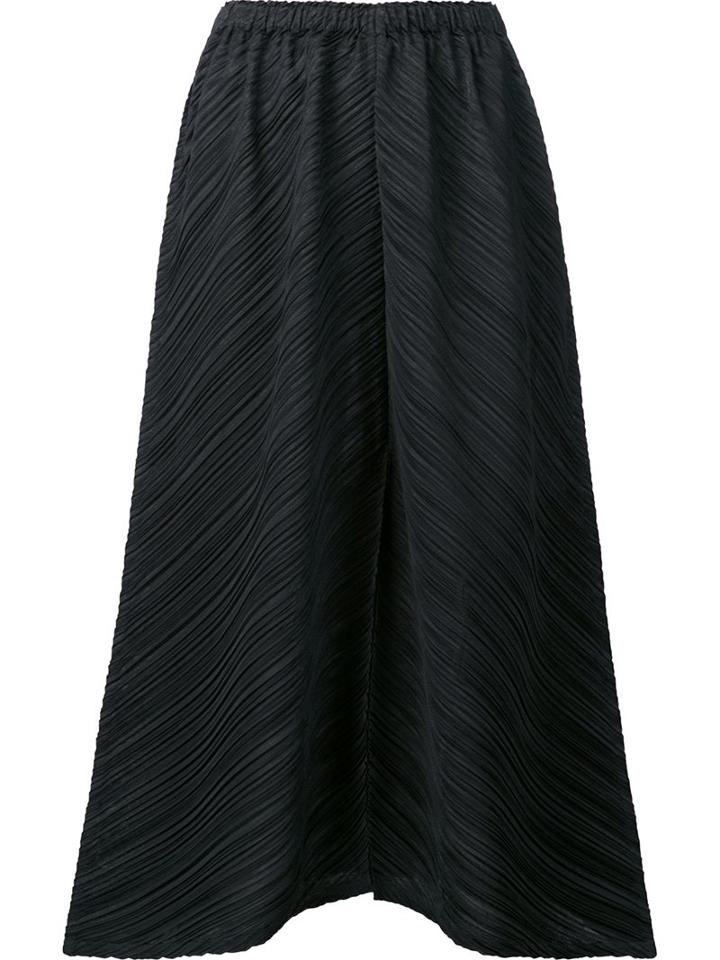 Pleats Please By Issey Miyake Pleated Wide Leg Culottes