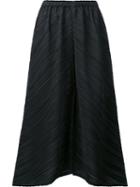 Pleats Please By Issey Miyake Pleated Wide Leg Culottes