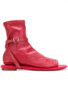 Mm6 Maison Margiela Sandal Boots - Red