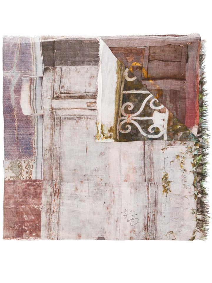 Faliero Sarti Doors Printed Scarf - Nude & Neutrals