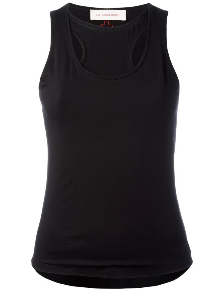 A.f.vandevorst Familiar Tank, Women's, Size: Small, Black, Spandex/elastane/viscose