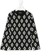 Marcelo Burlon County Of Milan Kids - Sheg Sweatshirt - Kids - Cotton - 10 Yrs, Black