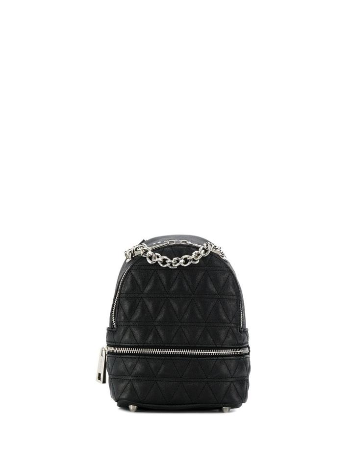 Marc Ellis Quilted Backpack - Black