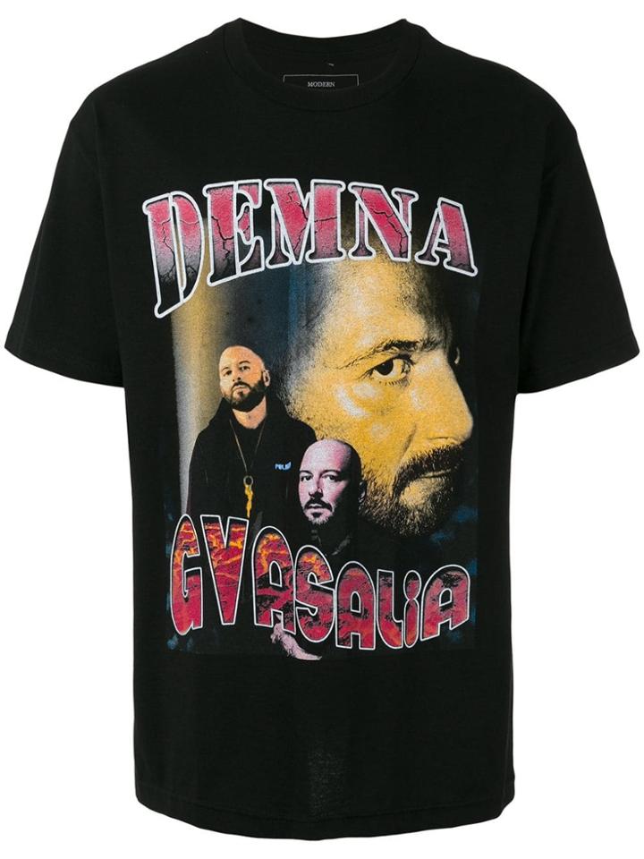Modern Man Demna Gvasalia Printed T-shirt - Black