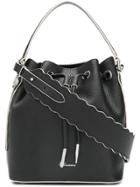 Blumarine Wave Bucket Bag - Black