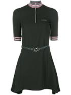 Prada Short Belted Dress - Black
