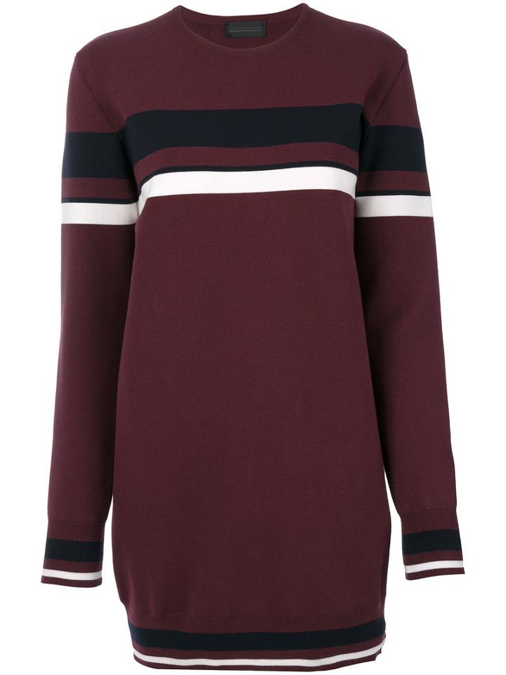Diesel Black Gold - Doudevie Sweatdress - Women - Polyester/viscose - M, Pink/purple, Polyester/viscose
