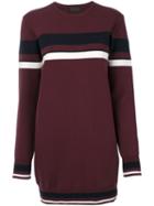 Diesel Black Gold - Doudevie Sweatdress - Women - Polyester/viscose - M, Pink/purple, Polyester/viscose