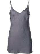 Organic By John Patrick Spaghetti Strap Cami, Women's, Size: Small, Grey, Cupro