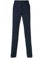 Brioni - Tailored Trousers - Men - Cotton/polyester/cupro/virgin Wool - 48, Blue, Cotton/polyester/cupro/virgin Wool