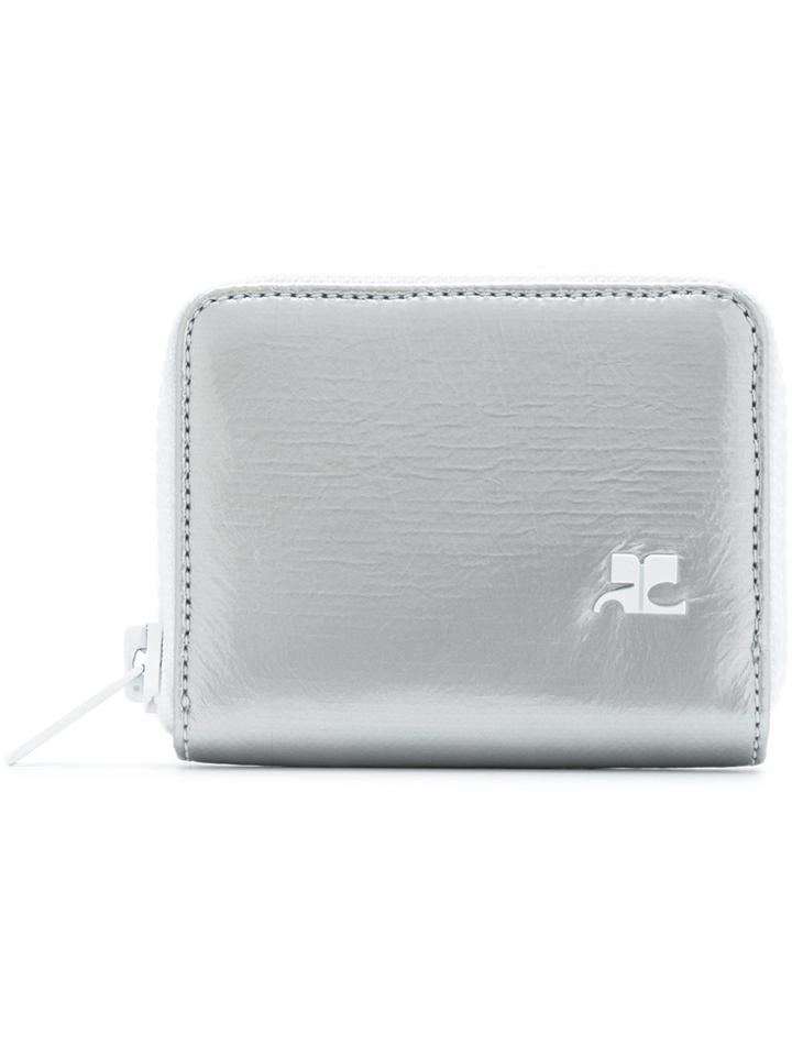 Courrèges All Around Zip Wallet - Grey