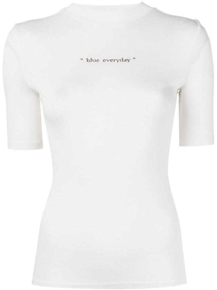 Sjyp Blue Everyday T-shirt - Neutrals