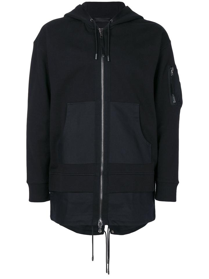 Diesel Black Gold - Zipped Drawstring Hoodie - Men - Cotton - L, Cotton