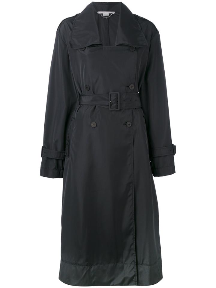 Stella Mccartney Belted Trench Coat - Black