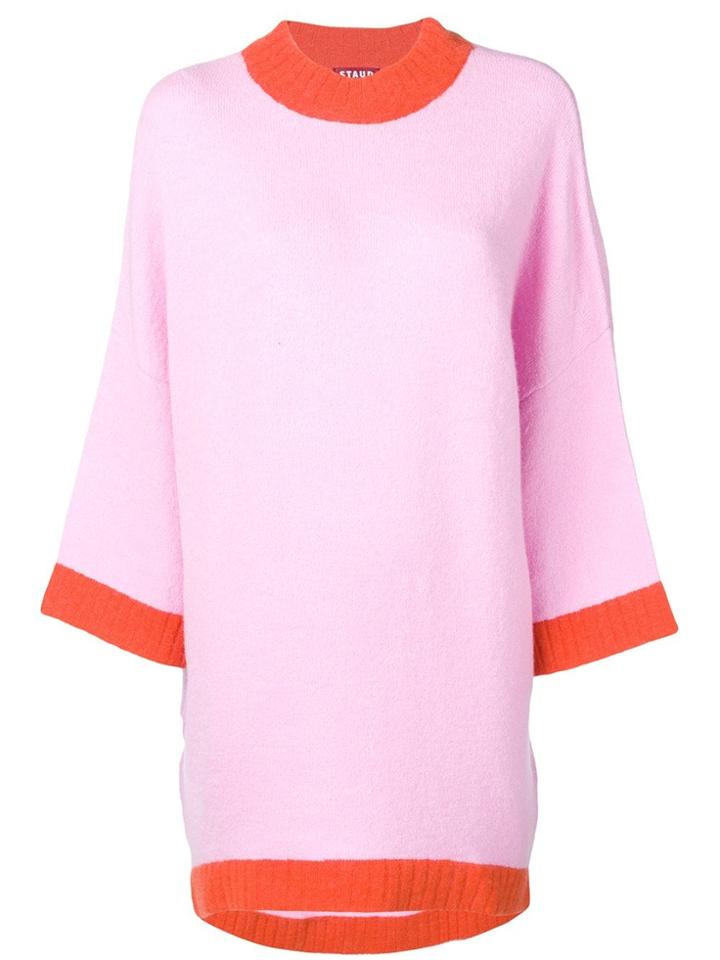 Staud Loose Fitted Dress - Pink & Purple