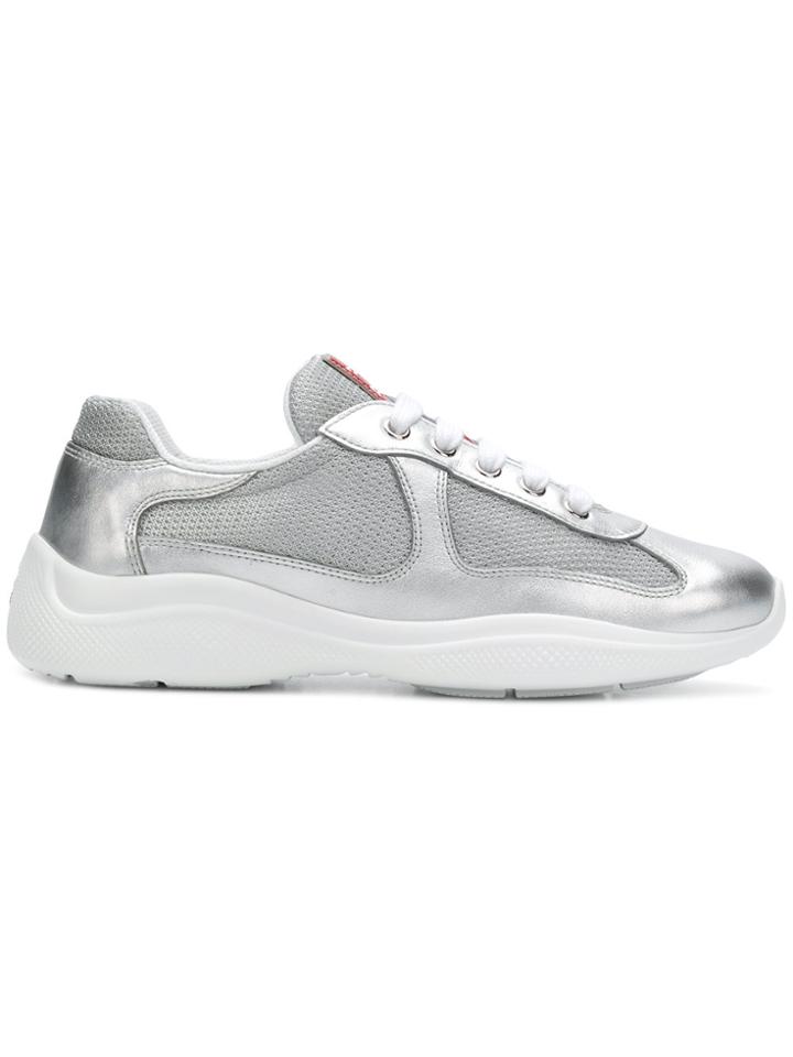 Prada America's Cup Sneakers - Grey