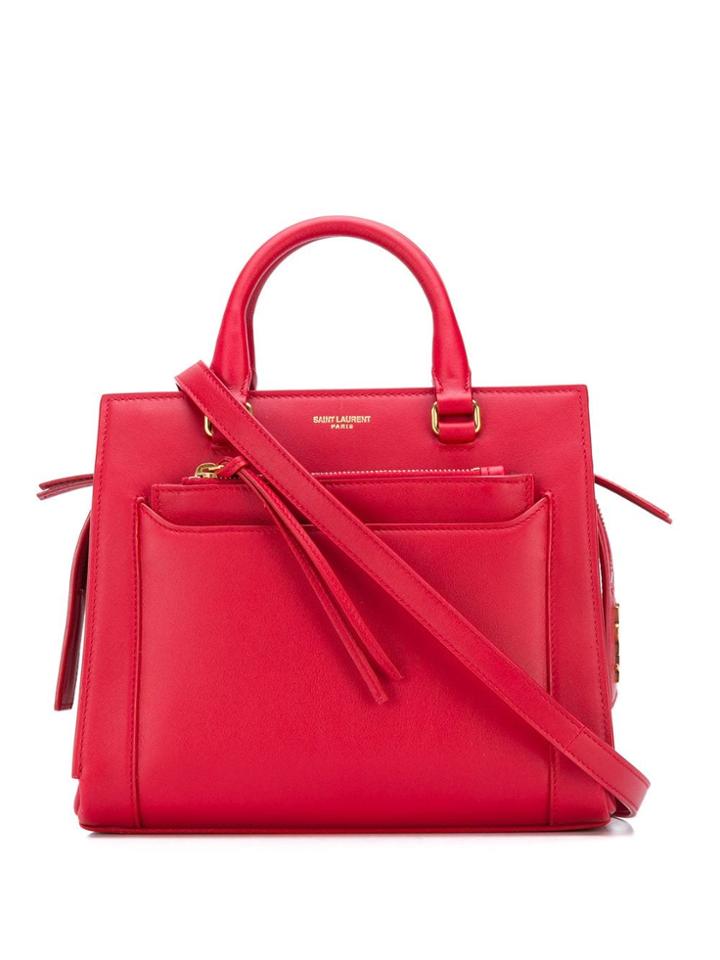 Saint Laurent Small East Side Tote - Red