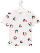 Bobo Choses Beach Ball Print T-shirt, Boy's, Size: 7 Yrs, White