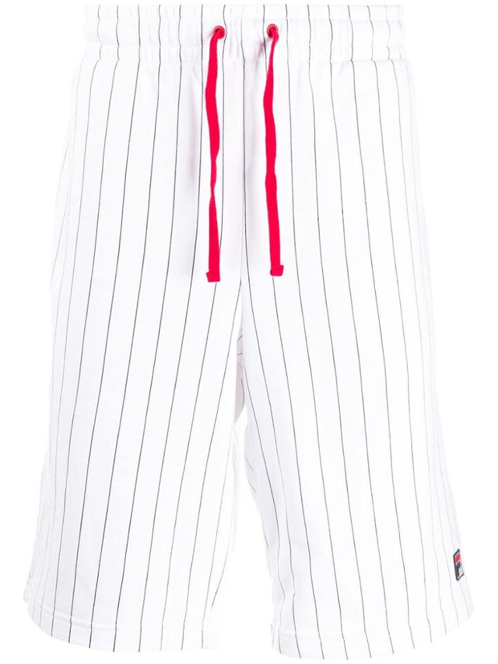 Fila Pinstripe Track Shorts - White